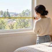 ภาพประกอบแนวคิด เลือกผ้าม่านออนไลน์ให้พอดีหน้าต่าง: ทำ Window Measurement Sheet ก่อนเทียบความทึบและหัวม่าน