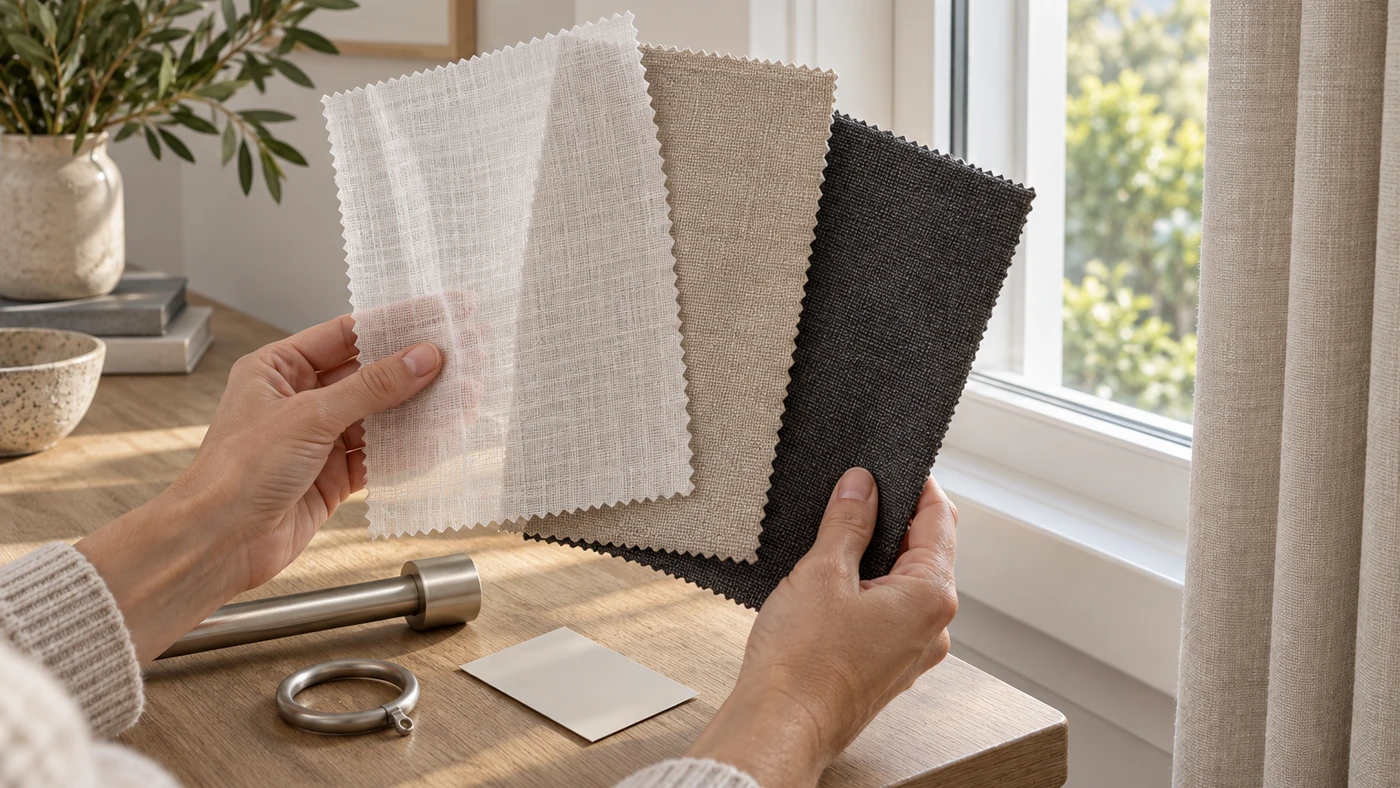 ภาพประกอบแนวคิด เลือกผ้าม่านออนไลน์ให้พอดีหน้าต่าง: ทำ Window Measurement Sheet ก่อนเทียบความทึบและหัวม่าน